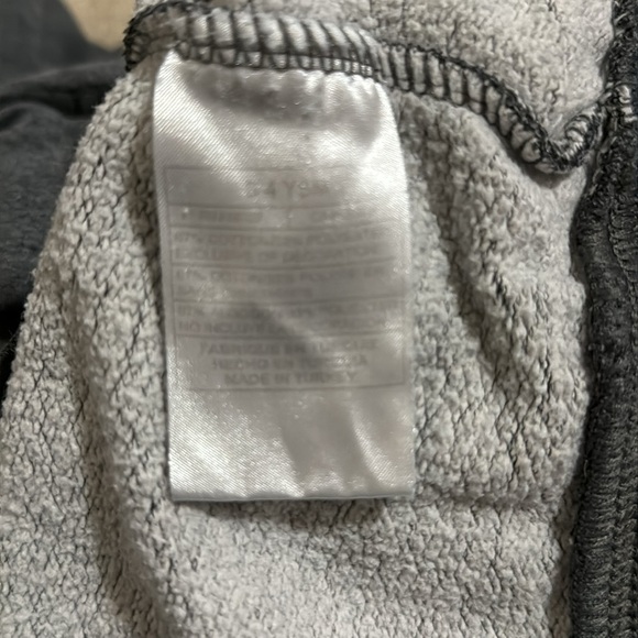 Vintage Y2K Nike Gray Label Hoodie Charcoal Gray Kangaroo Pocket Stained-XXL - Picture 9 of 11